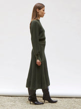 Afbeelding in Gallery-weergave laden, Molli | Alabama Knitted Skirt Khaki