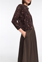 Afbeelding in Gallery-weergave laden, Dorothee Schumacher | Nylon Skirt Dark Brown