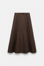 Afbeelding in Gallery-weergave laden, Dorothee Schumacher | Nylon Skirt Dark Brown