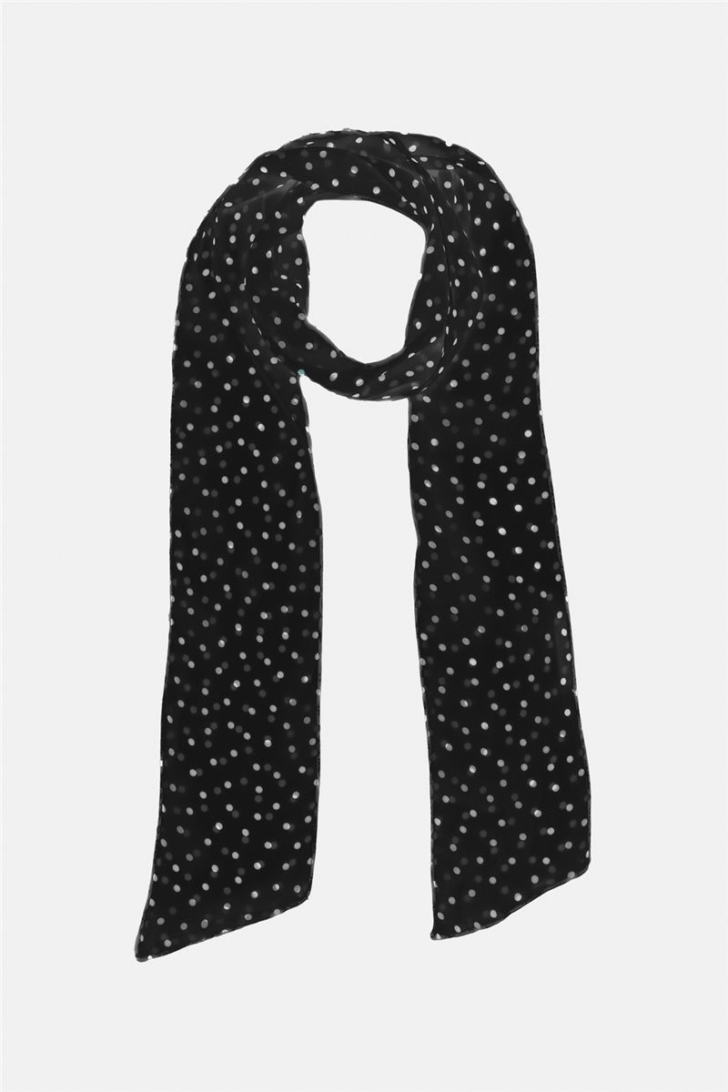 Dorothee Schumacher | Dancing Dot Scarf White Dot On Black