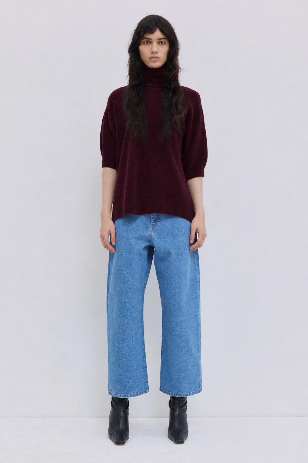 Christian Wijnants | Shortsleeve Turtleneck Garnet