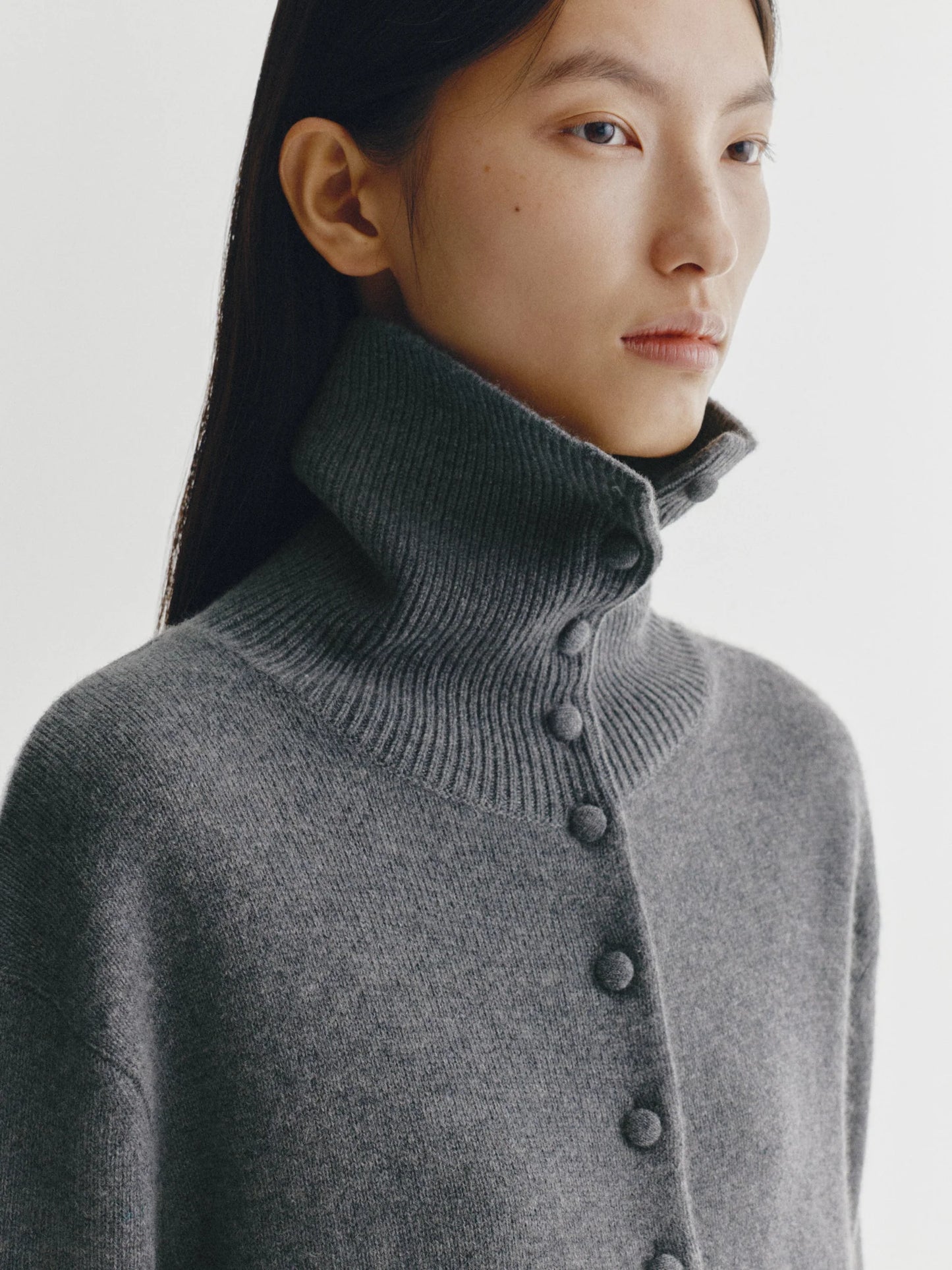 Lisa Yang | Denie Cardigan Dark Fern & Dark Oak
