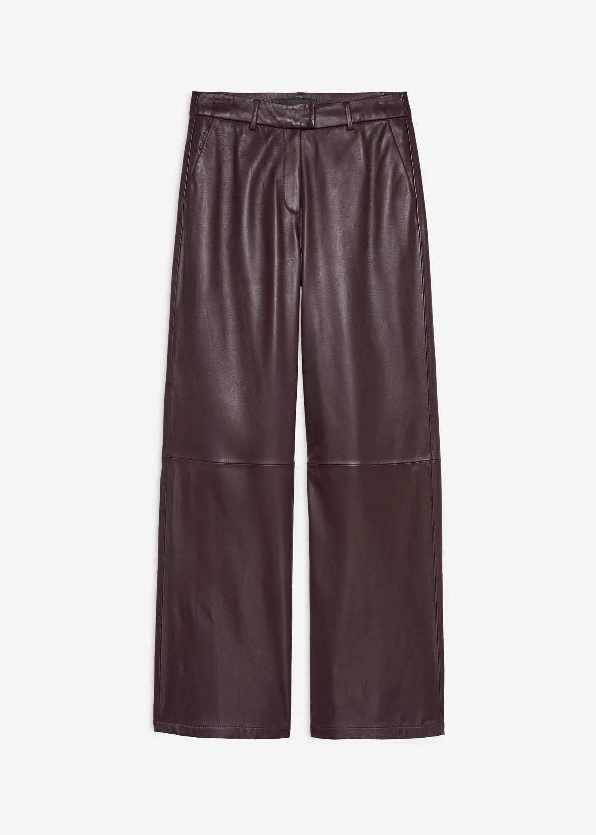 Studio AR | Leather Trousers Wine