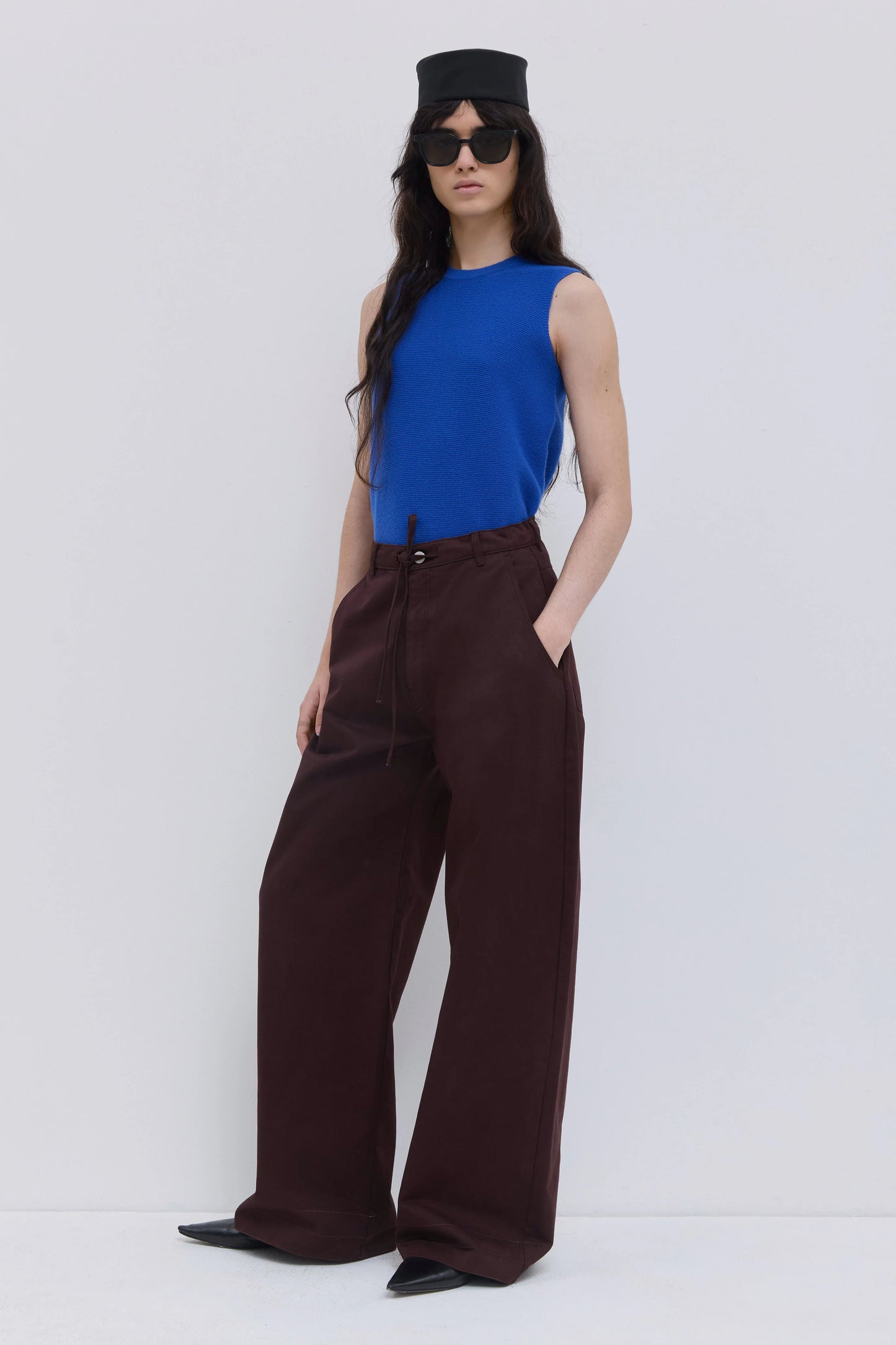 Christian Wijnants| Piros Barrel Leg Trousers Plum