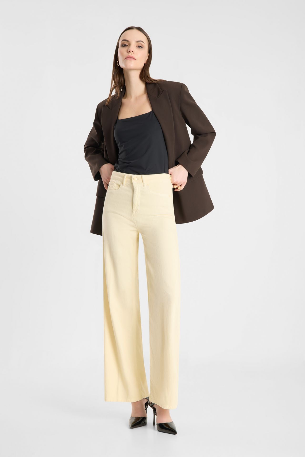 Raffaello Rossi | Sventy Coloured Soft Denim White