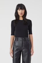 Afbeelding in Gallery-weergave laden, Closed Cotton and Modal T-Shirt Black