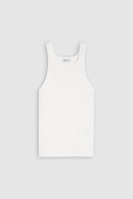 Afbeelding in Gallery-weergave laden, Closed Rib Jersey Tanktop Ivory