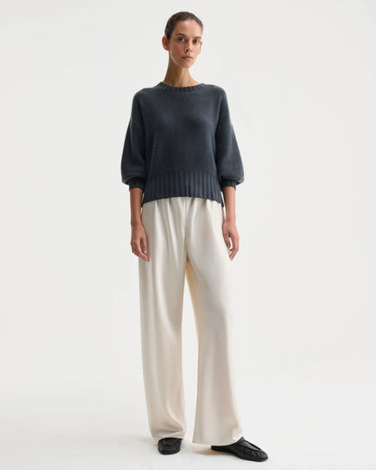 Nonchi | The Alva Cashmere Sweater Dusk Grey