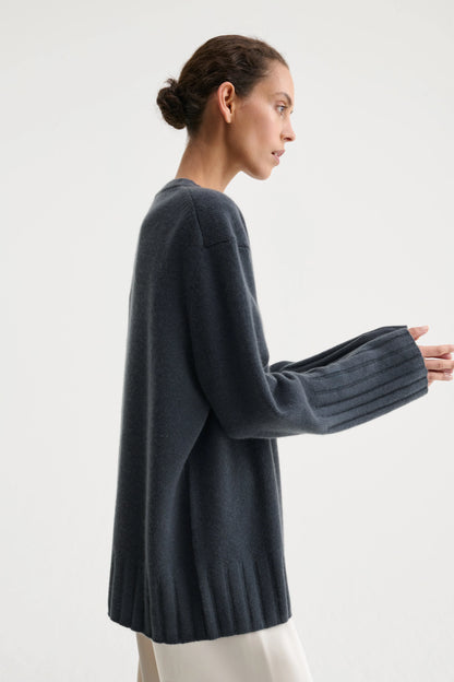 Nonchi | Havn Sweater Dusk Grey