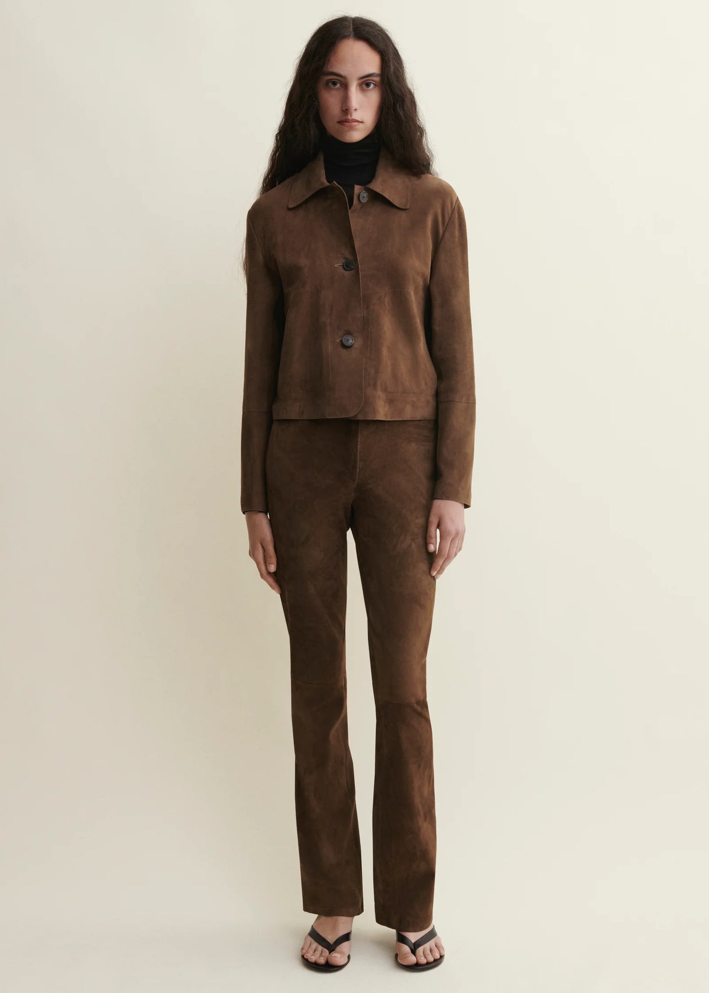 Arma | Emy Jacket Goat Suede Saddle