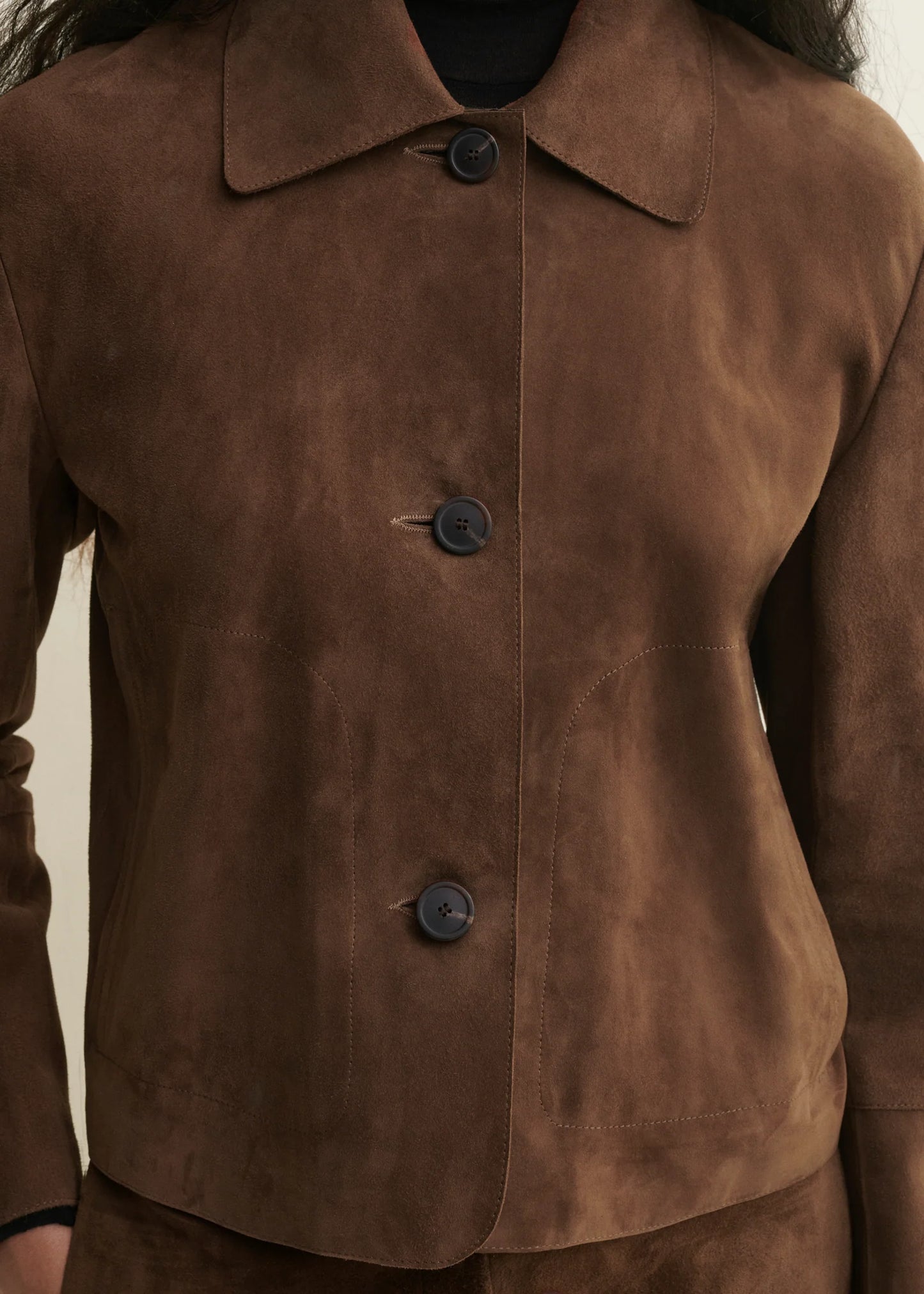 Arma | Emy Jacket Goat Suede Saddle