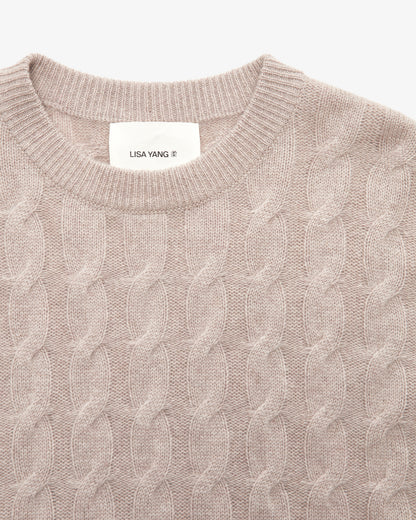Lisa Yang | Seymour Sweater Oyster