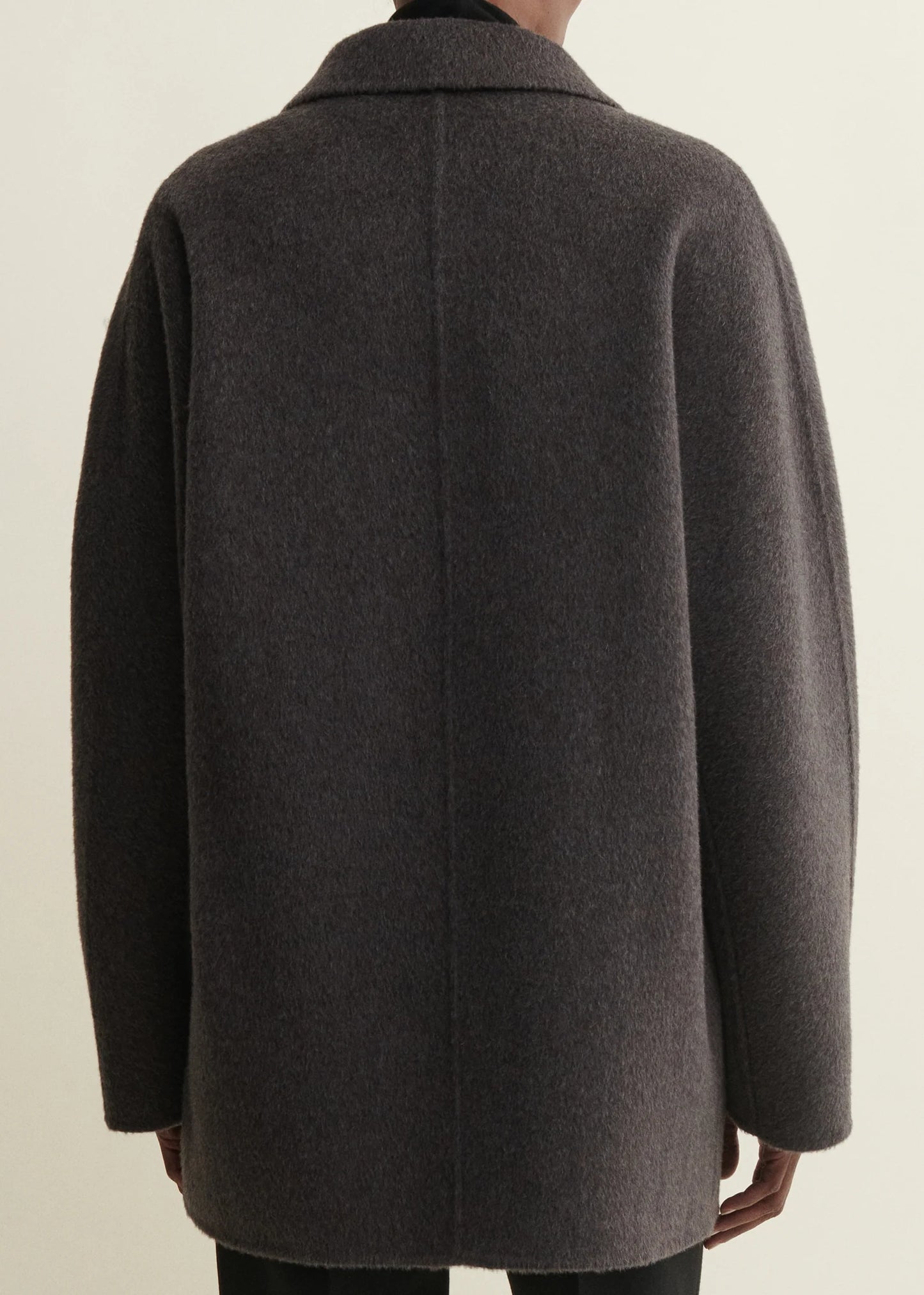 Arma | Aurea Coat Hairy Wool Grey Taupe