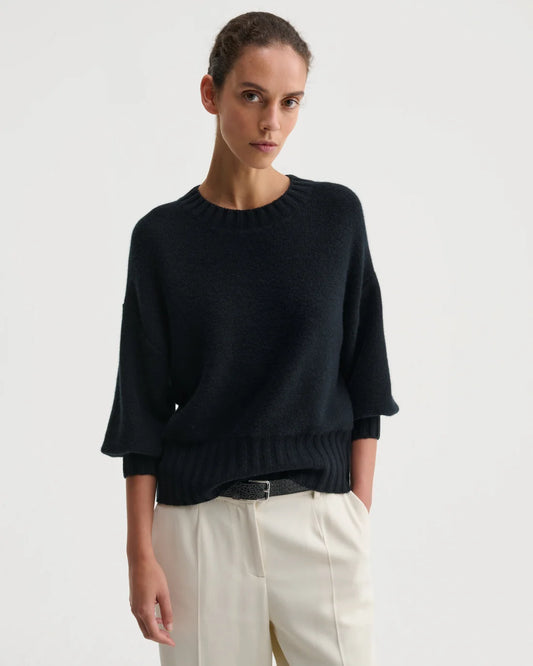 Nonchi | The Alva Cashmere Sweater Black