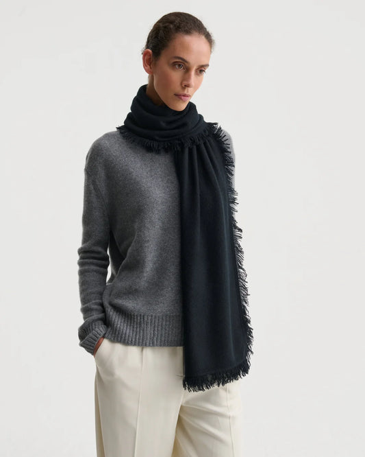 Nonchi | Cashmere Scarf Black