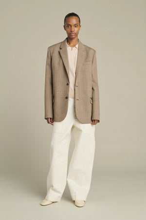 Soeur | Hermosa Check Blazer Marron/Beige