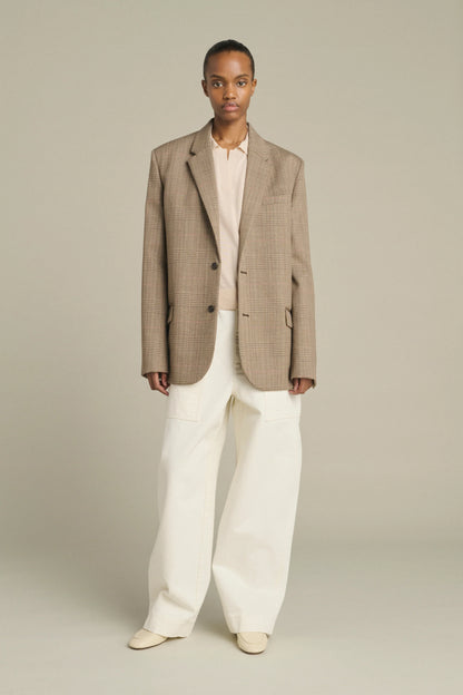 Soeur | Hermosa Check Blazer Marron/Beige
