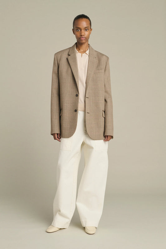 Soeur | Hermosa Check Blazer Marron/Beige