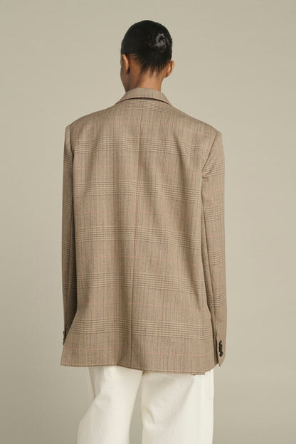 Soeur | Hermosa Check Blazer Marron/Beige
