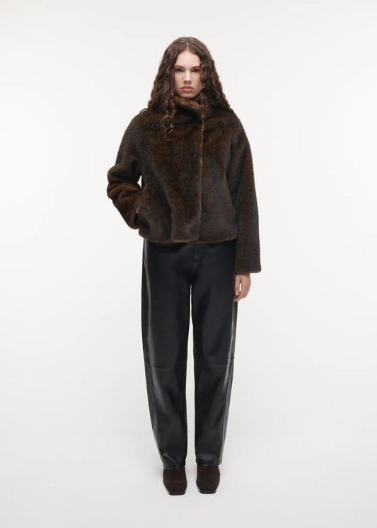Studio AR | Mallow Faux Mink Olive
