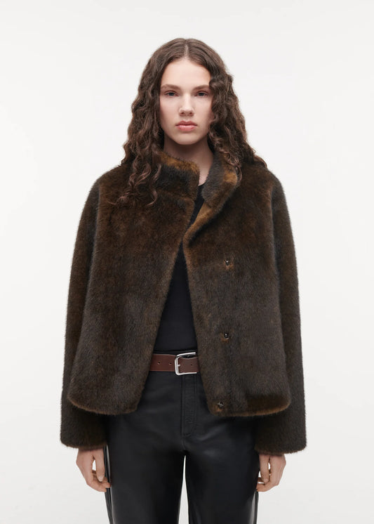 Studio AR | Mallow Faux Mink Olive