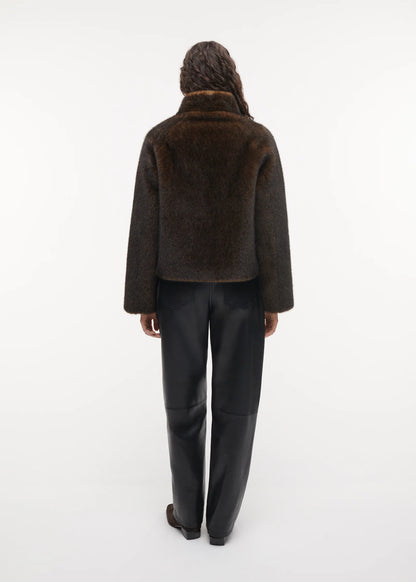Studio AR | Mallow Faux Mink Olive