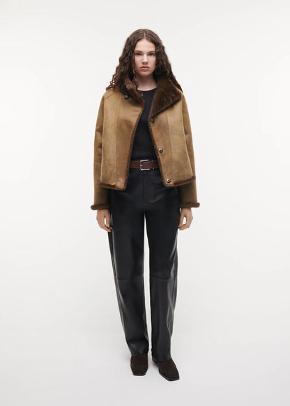 Studio AR | Mallow Faux Mink Olive