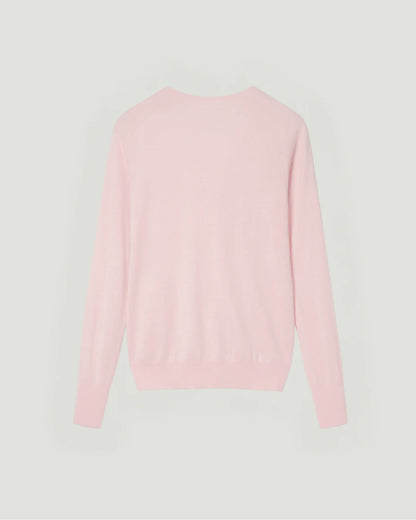 Nonchi | The Amélie Silk Cardigan Bare Rose