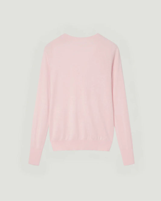 Nonchi | The Amélie Silk Cardigan Bare Rose