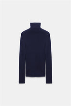 Afbeelding in Gallery-weergave laden, Dorothee Schumacher Pull Merino Black &amp; Navy
