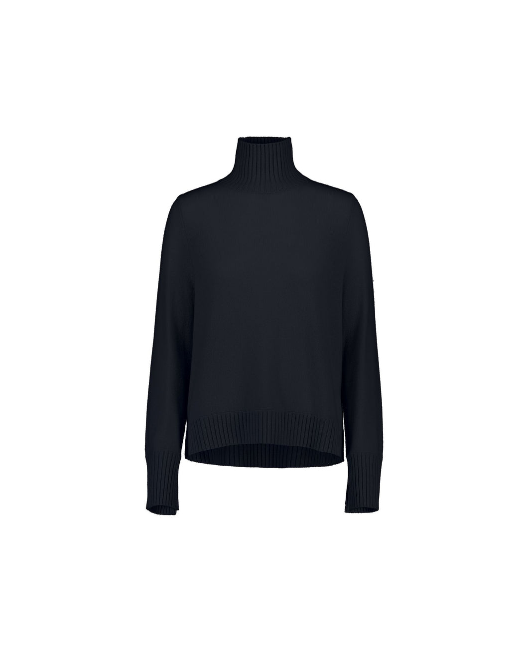Allude Mockneck Sweater navy blue