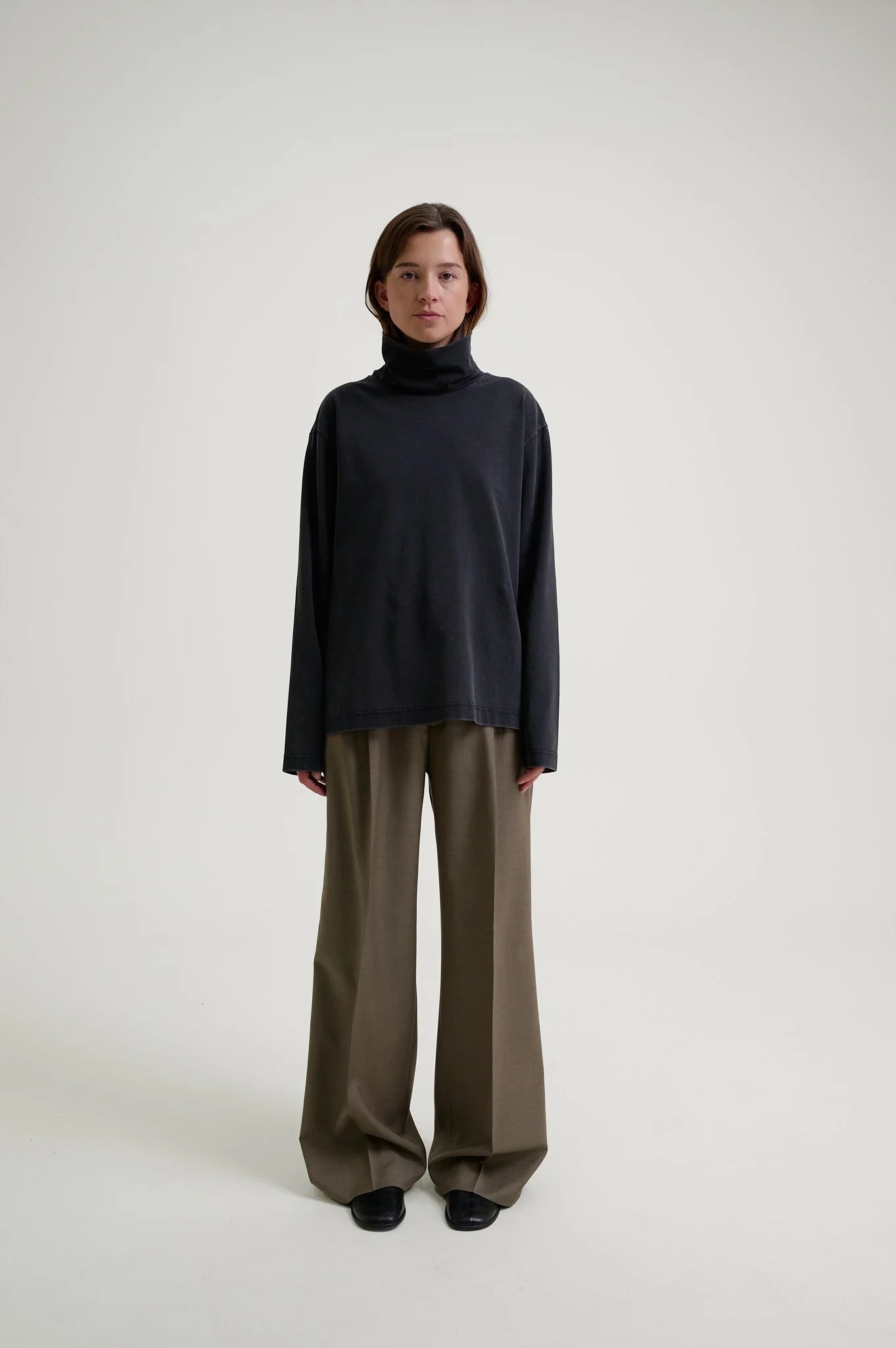 Herman | Mock Sweater Black