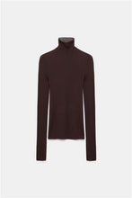 Afbeelding in Gallery-weergave laden, Dorothee Schumacher | Merino Wool Pullover Dark Brown

