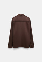 Afbeelding in Gallery-weergave laden, Dorothee Schumacher | Blouse Silk Dark Brown
