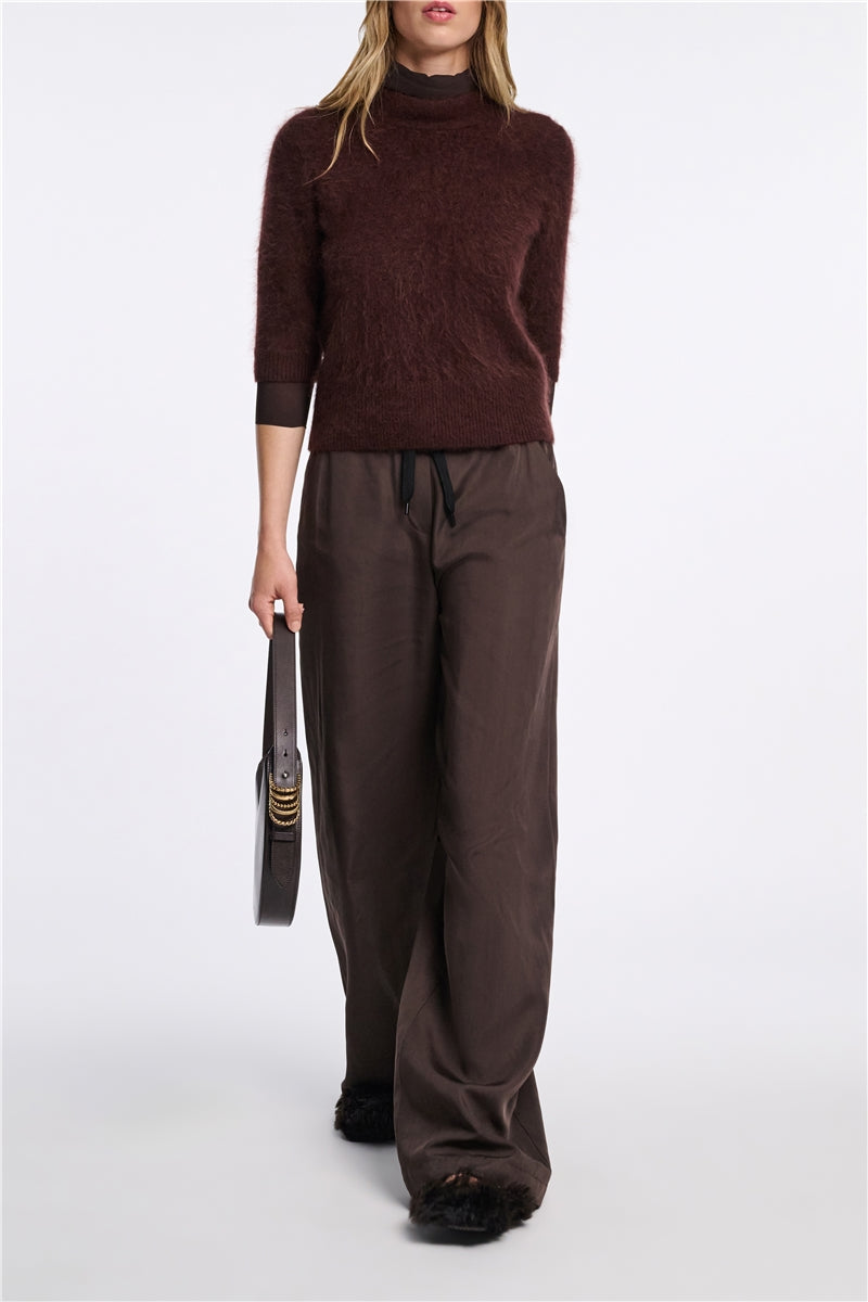 Dorothee Schumacher | Nylon Pants Dark Brown