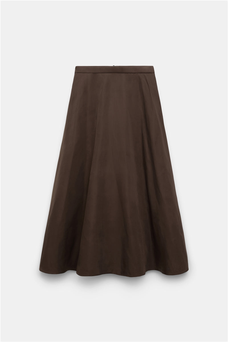 Dorothee Schumacher | Nylon Skirt Dark Brown