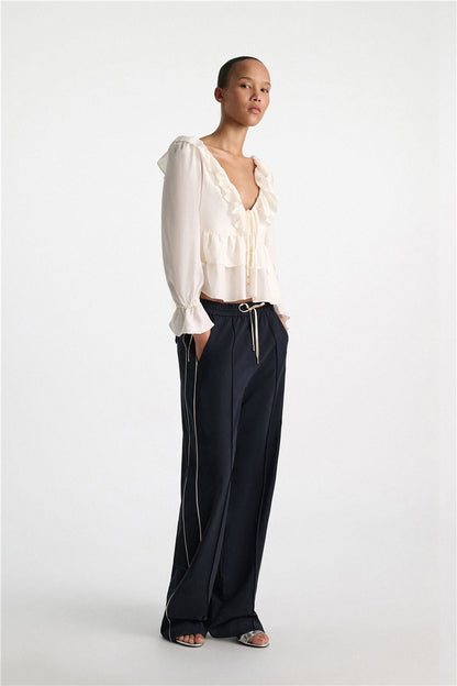 Dorothee Schumacher | Wool Jogging Pants Navy