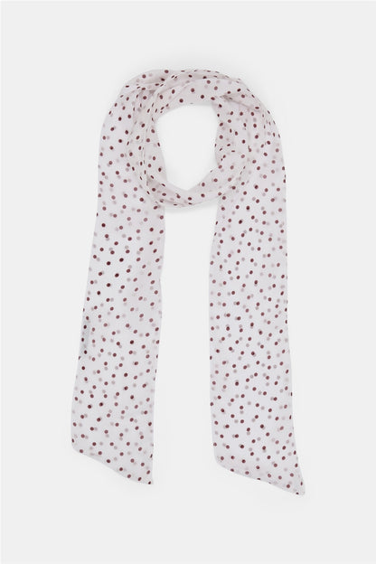 Dorothee Schumacher | Dancing Dot Scarf Small Bordeaux Dot