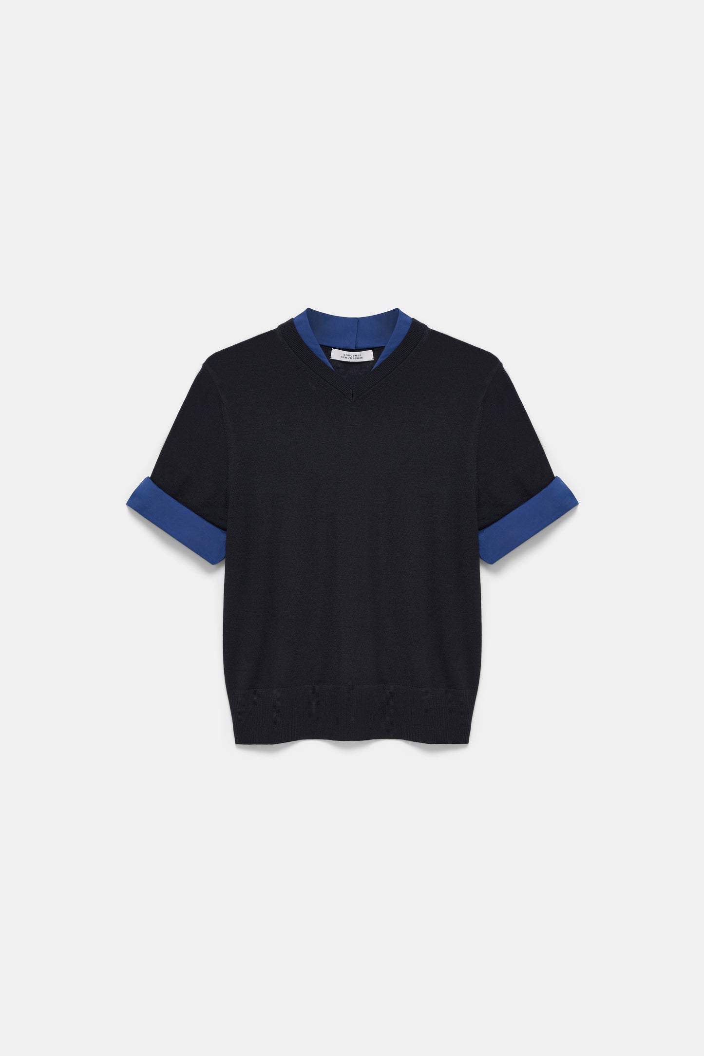 Dorothee Schumacher | Chic Merino Pullover Ink and Midnight