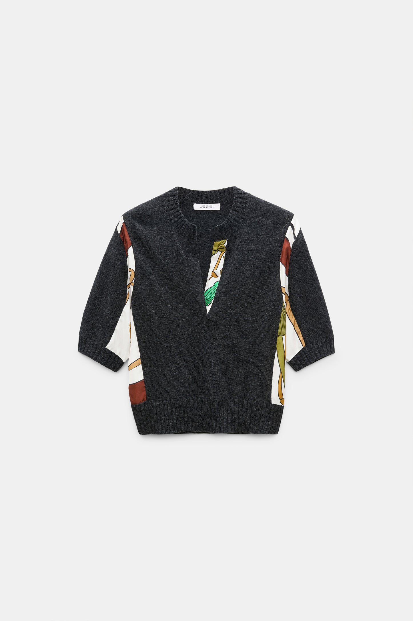 Dorothee Schumacher | Foulard Statements Pullover Brown Ribbon Scarf