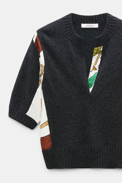 Dorothee Schumacher | Foulard Statements Pullover Brown Ribbon Scarf