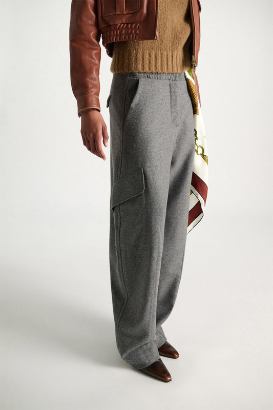 Dorothee Schumacher | Light Softness Pants Grey Melange