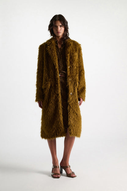 Dorothee Schumacher | Fluffy Moment Coat Porcini