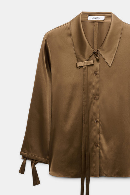 Dorothee Schumacher | Sense Of Shine Blouse Porcini