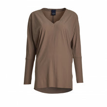 Afbeelding in Gallery-weergave laden, Japan TKY Blouse Kaemi Deep Black &amp; Nougat
