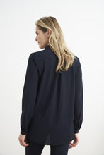 Afbeelding in Gallery-weergave laden, Japan TKY Blouse Kaemi Deep Black &amp; Nougat
