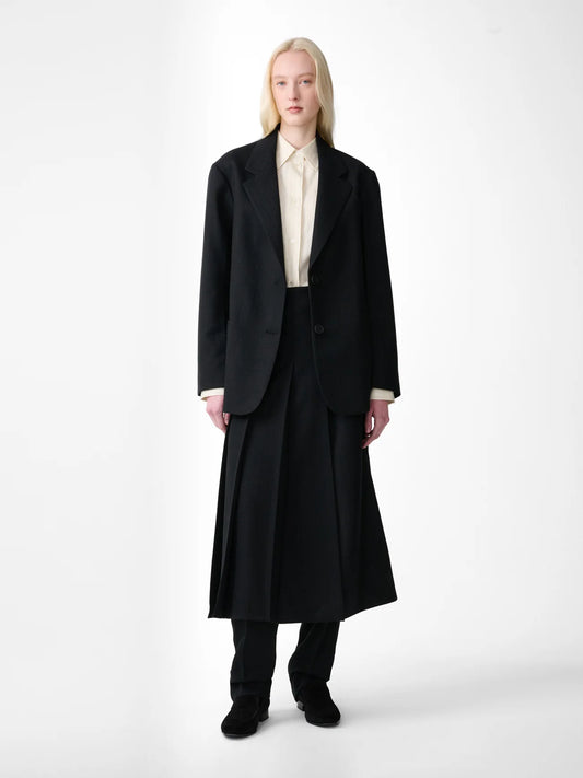 Studio Nicholson | Fuse Asymmetric Kilt Skirt Flint