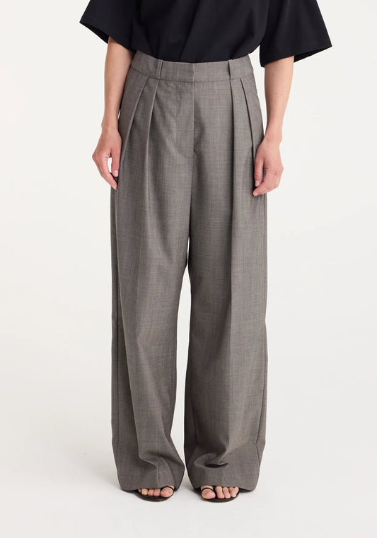 Róhe | Wide Leg Trousers Dark Grey