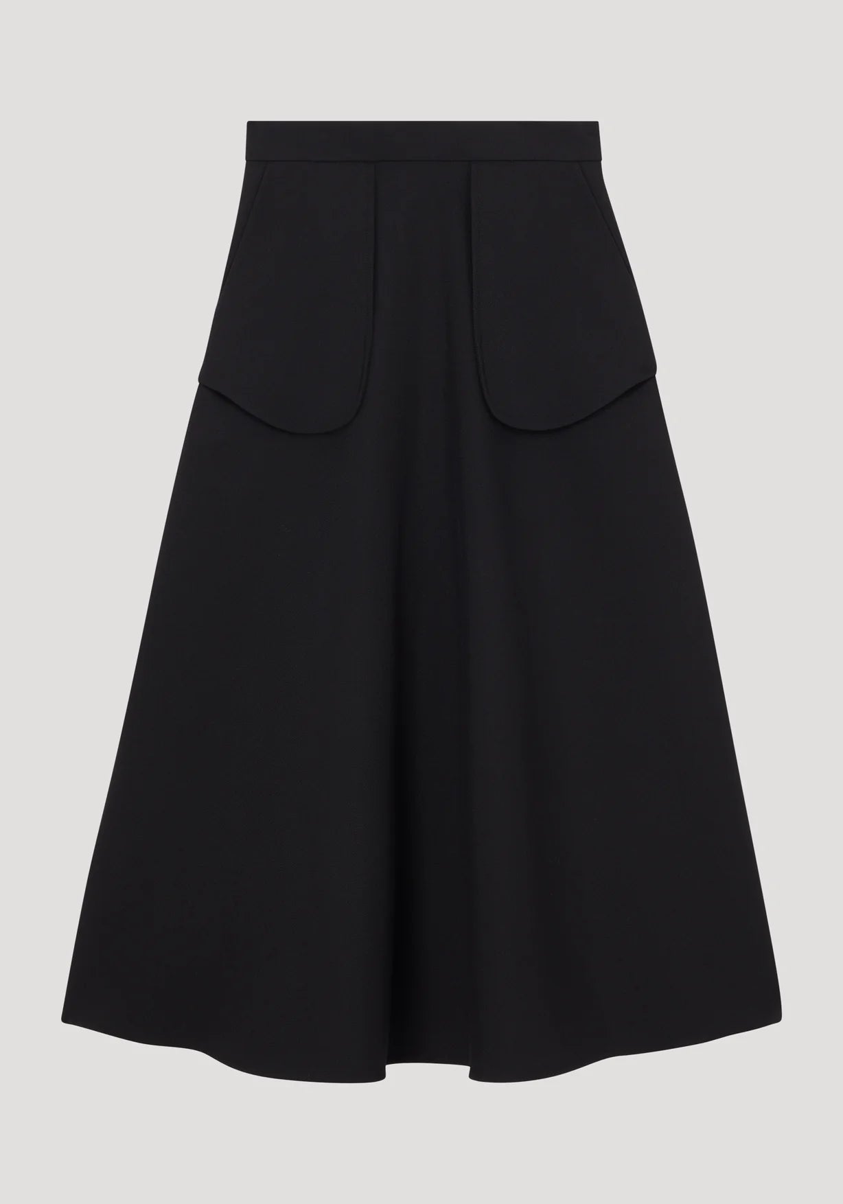 Róhe Pocket Skirt Black