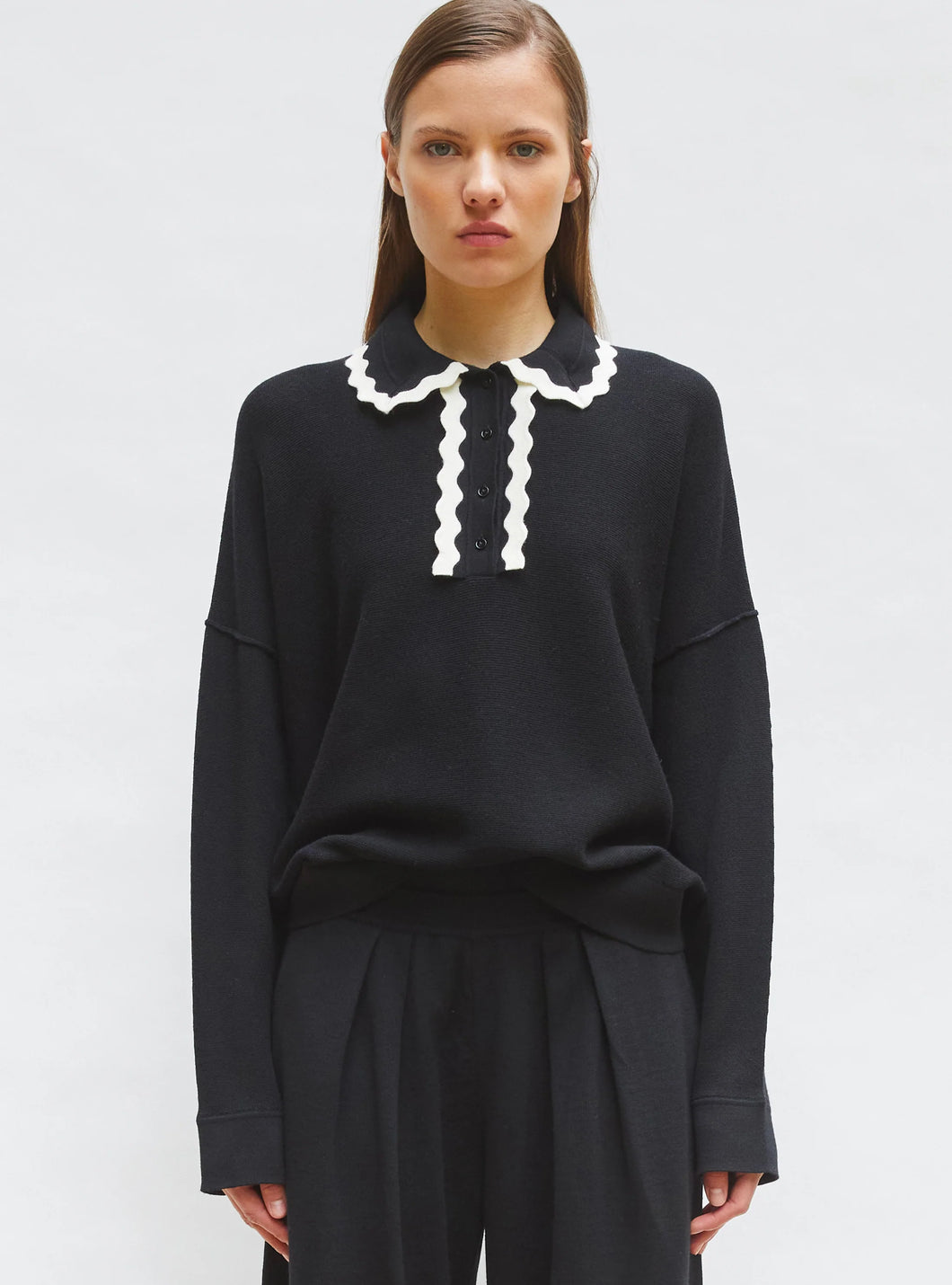 Molli | Duchesse Knit Black